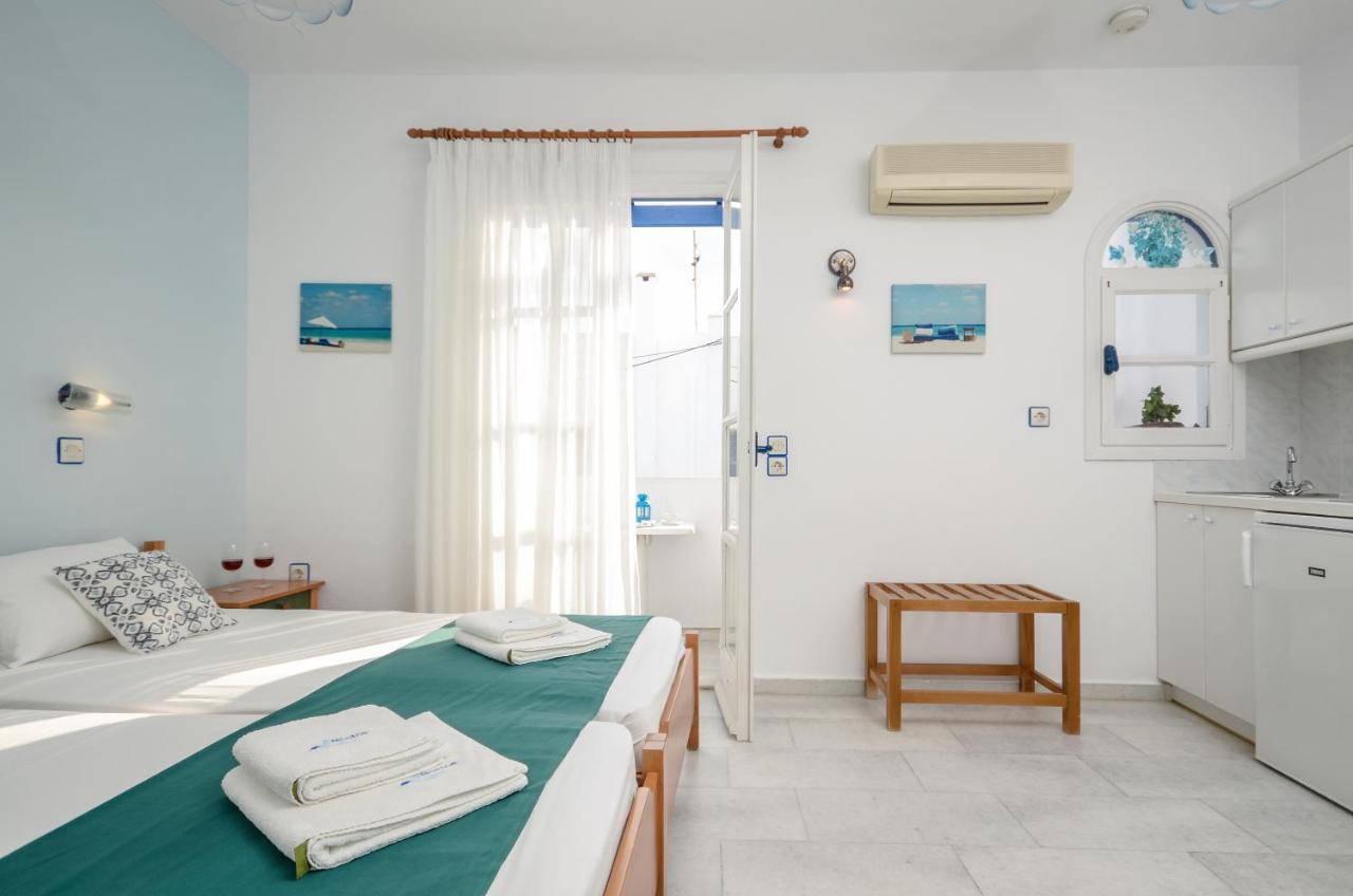 Nostos Studios At Saint George Beach Agios Georgios Chora Naxos Town Naxos City Екстер'єр фото